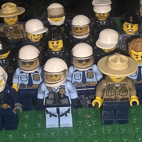 LEGO Police minifigure set, assorted exclusive figures