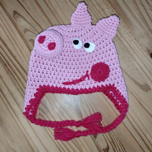 Children's Peppa Pig Handmade Hat new