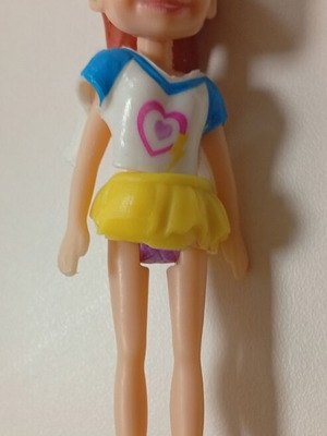 Mattel Polly plastic doll used