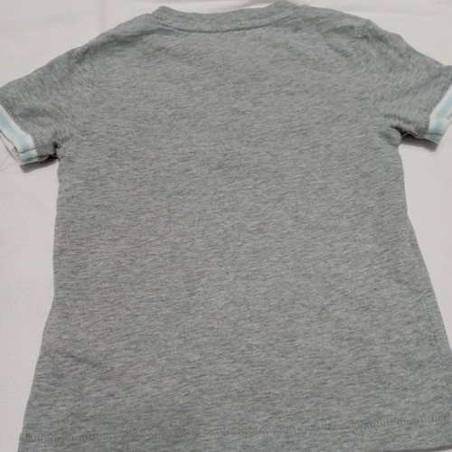 Gap shirt 18-24 like new, grey with light blue buttons
