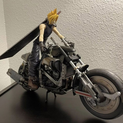 Final Fantasy VII Play Arts Vol.1 Cloud Strife & Hardy Daytona Action Figure like new
