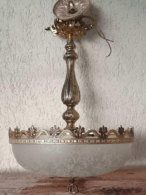 Vintage ceiling light used, diameter 37 cm