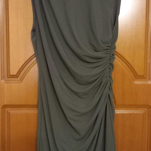 Zara κοντό φόρεμα με σούρα στο πλάι, σαν καινούργιο, πράσινο, μέγεθος XL