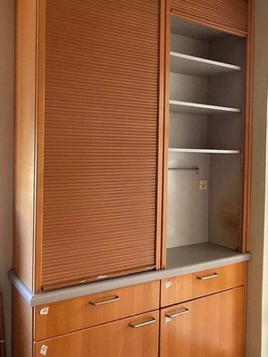 Miele Double Storage Cabinet with Roll-Top Used