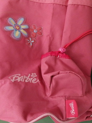 Barbie backpack like new, large and spacious