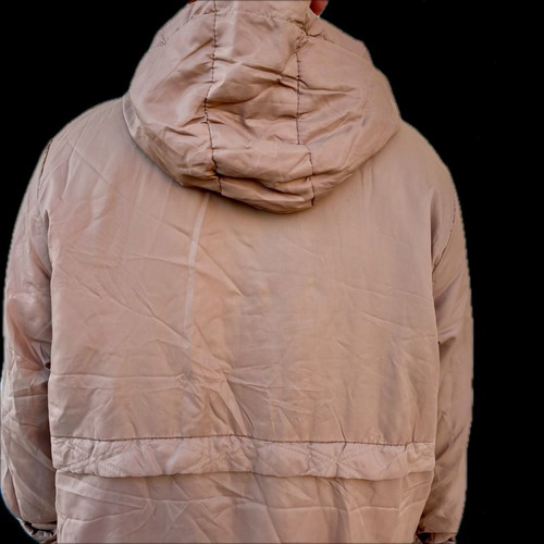 Μπουφάν Damart μπεζ καινούργιο XXL unisex με αποσπώμενη κουκούλα