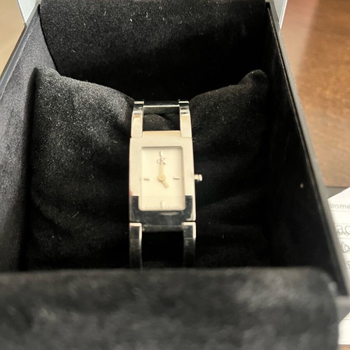 Calvin Klein women's watch like new, silver