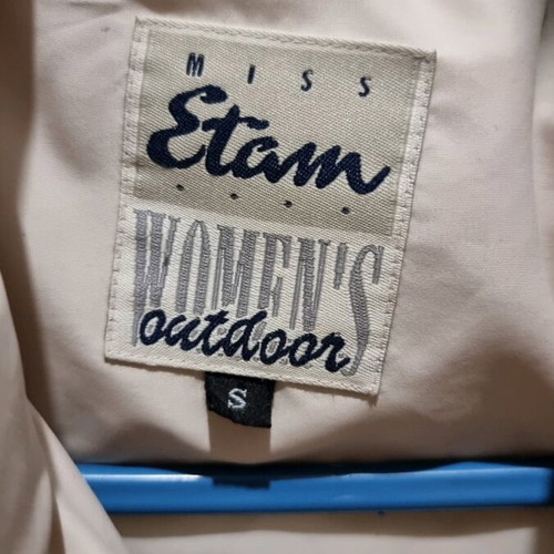Miss Etam women's beige jacket used, size S