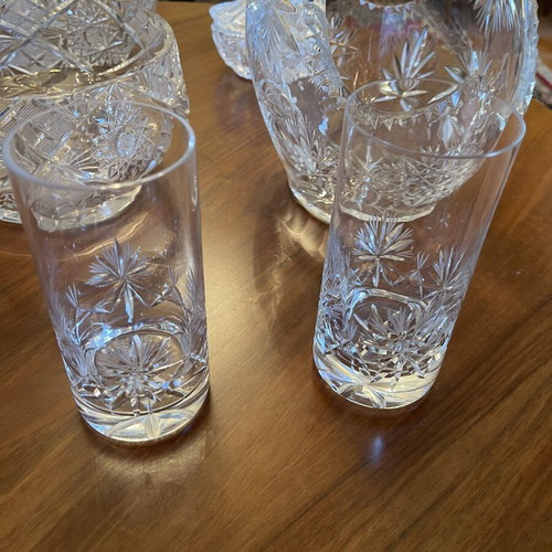 Vintage crystal items like new