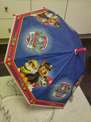 Παιδική ομπρέλα Paw Patrol σαν καινούργιο, μπαστούνι με στρογγυλεμένες άκρες