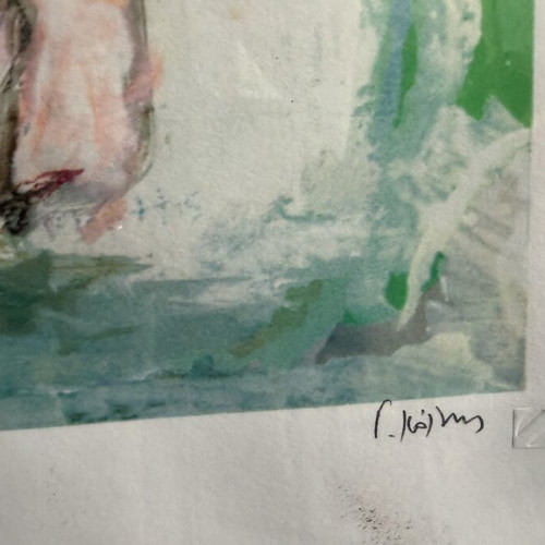 G. Kottis Silk Screen Print like new