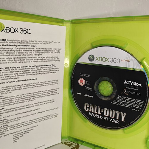Call of Duty World at War Xbox 360 game