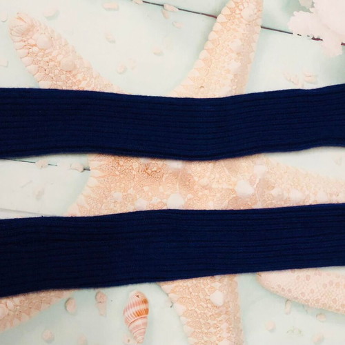 Long gloves new, blue, size S/M, 100% polyester