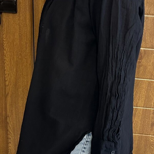 H&M long black shirt