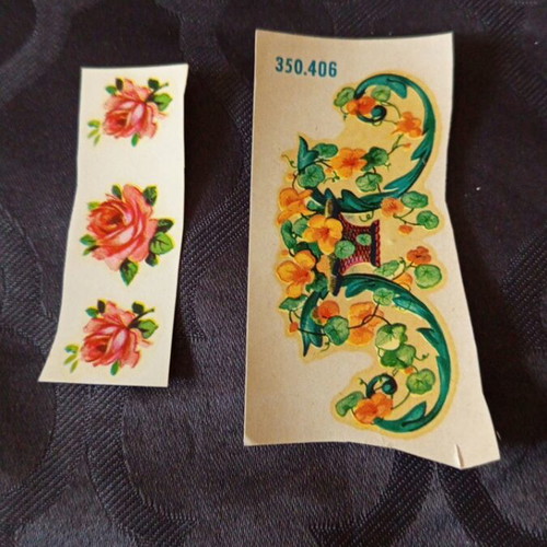 Vintage decals pack of 15 used