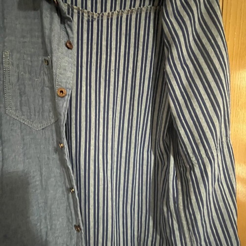 Firetrap cotton shirt like new, gray, size S