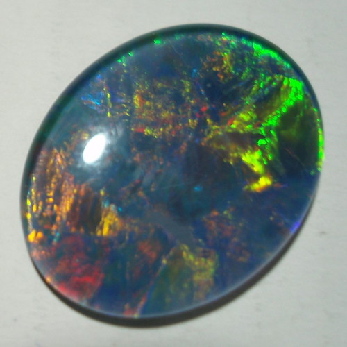 Australlian Opal Opal Doublet 8.75 ct new, size 20x15 mm