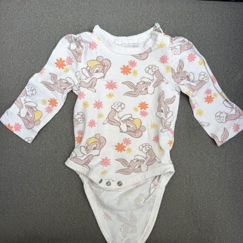 Long-sleeve baby bodysuits 0-1M & 0-3M