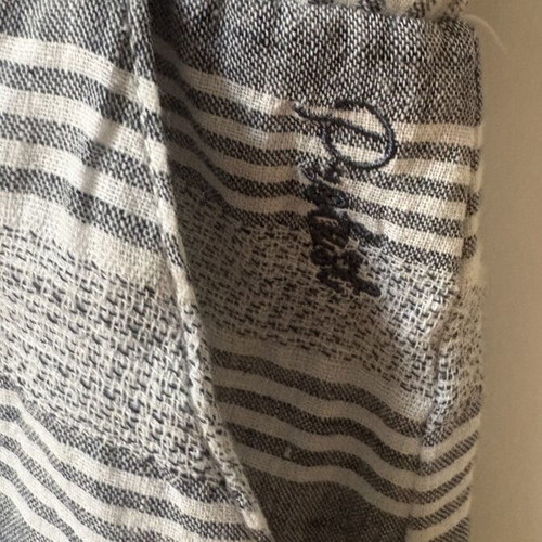 Protest mini skirt size L, like new, gray and white