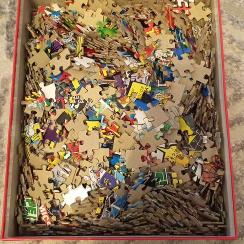 Spiderman 1000pcs puzzle like new