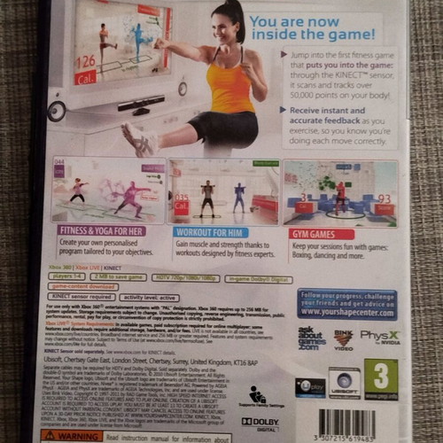 Your Shape Fitness Evolved Microsoft Xbox 360 used