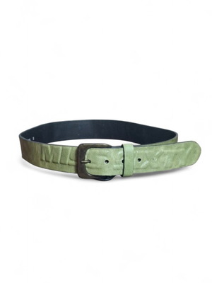 Miss Sixty Vintage Y2K Leather Belt New, Green