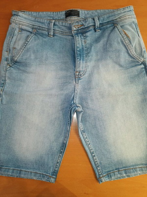 Zara men's bermuda shorts used, size 42, blue