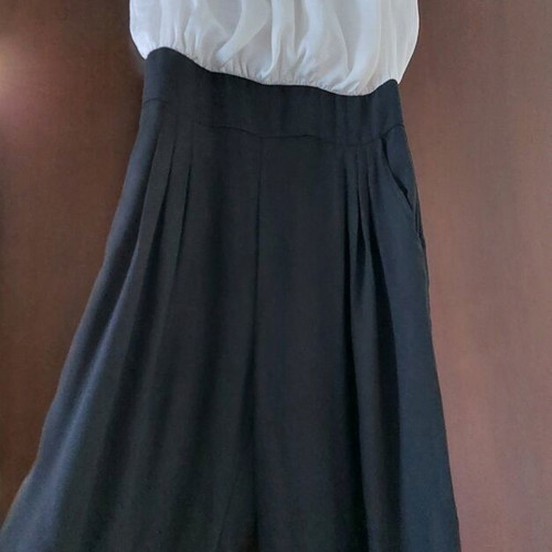 One-piece made in Italy like new, size M, black and white