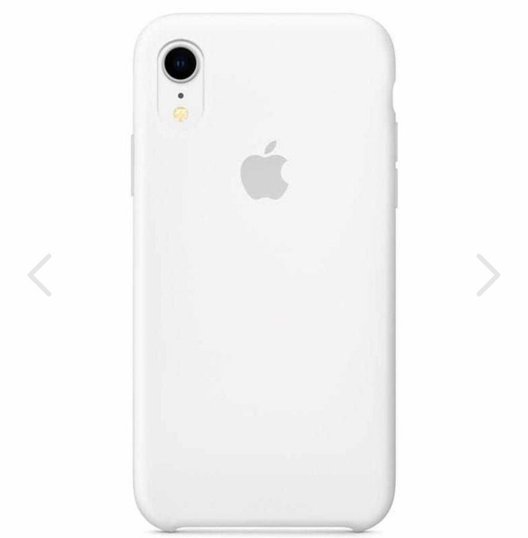 iPhone XR Λευκή Θήκη Σιλικόνης
