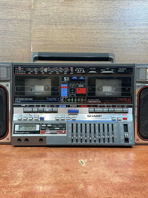 Sharp GF-800Z (D) Stereo Cassette Boombox used