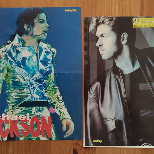 Posters of foreign singers '90s like new, pack of 3