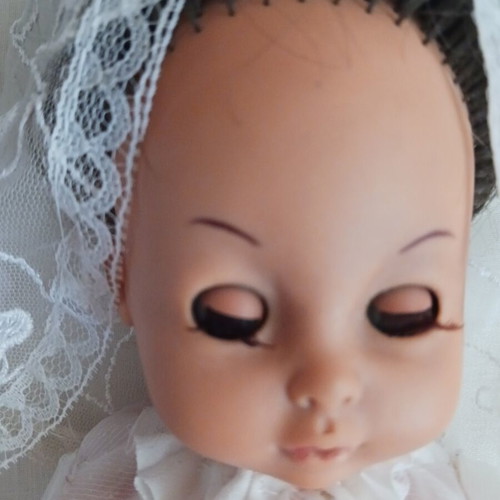 Bride doll like new from the last century 70 years old