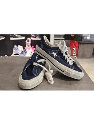 Converse One Star Low Navy White σουέντ αθλητικά παπούτσια καινούργια