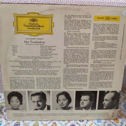 Giuseppe Verdi Der Troubadour classical record used, very good condition
