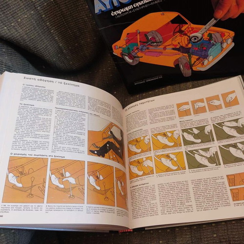 To Deftero Aftokinito Sas collectible book used, 1981 edition