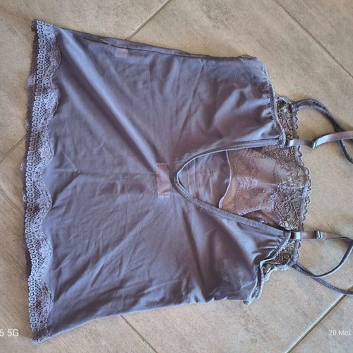 Etam Lilac Lace Camisole Size M Like New