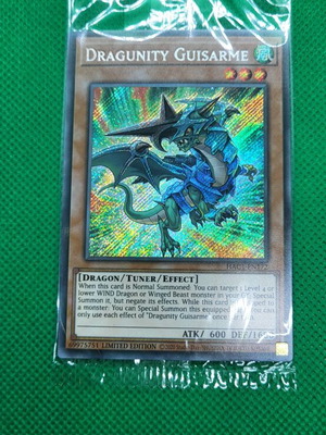 Dragunity Guisarme HAC1-EN172 Secret Rare 1st Edition YuGiOh TCG κάρτα καινούργια, σφραγισμένη