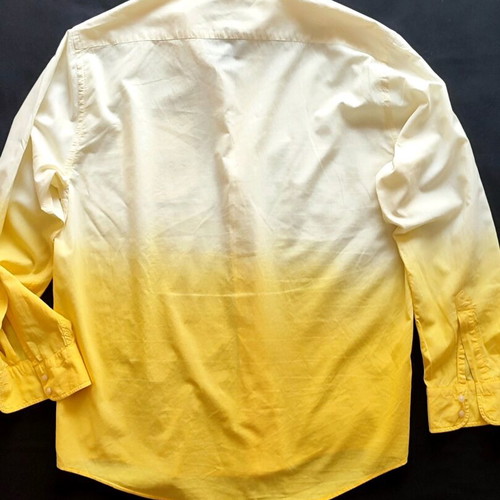 Glou ombre shirt like new, yellow, size XL