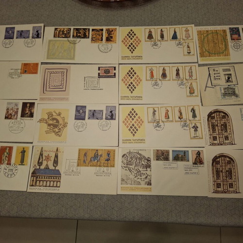203 ΦΠΗΚ stamp collection like new, 1960-1989