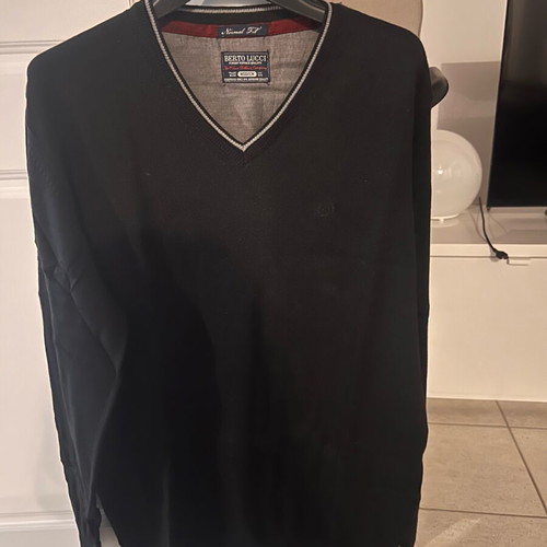 Berto Lucci Medium Black Sweater Like New