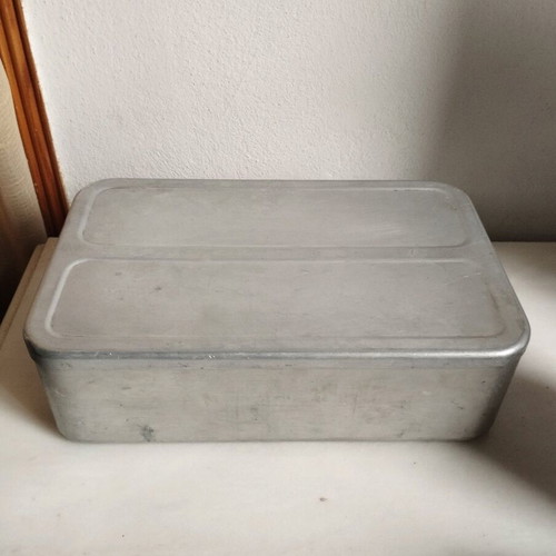 Vintage aluminum box like new, large, from the 60s