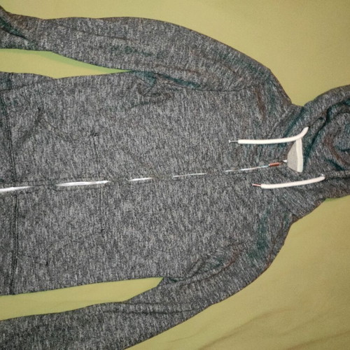 Gray cardigan