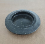 Marble ashtray dark gray handmade, like new