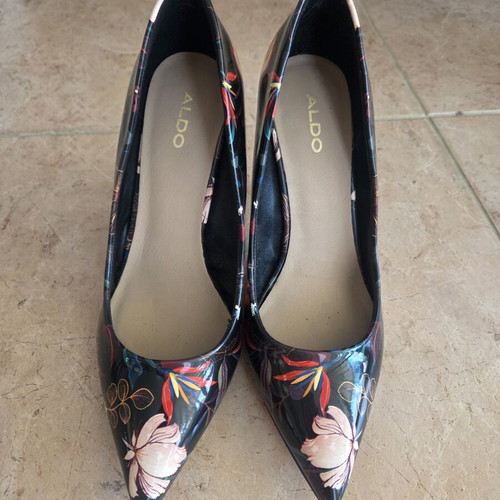 Aldo Stessy Floral Pumps New, Pointed Toe Stiletto Heels