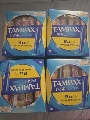 Ταμπού Pearl ταμπόν καινούργια, πακέτο 4×18