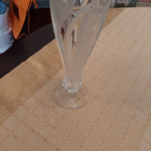 Crystal vase from Germany vintage, new