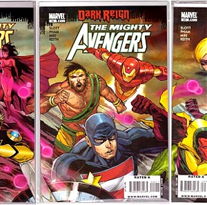 The Mighty Avengers vol.1 (2007-2010) #21 22 23 Marvel comics