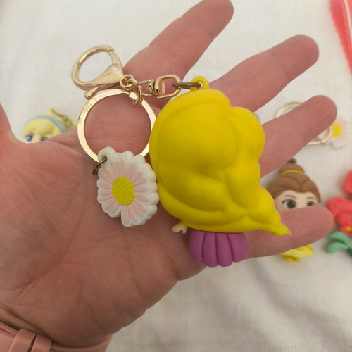 Disney Princess Keychains new, set of 5 with Cinderella and Ariel