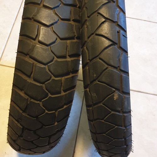 Michelin Anakee Adventure Tires for BMW motorcycle like new