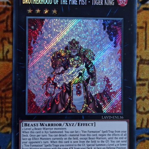 Brotherhood of the Fire Fist - Tiger King Secret Rare κάρτα Yugioh